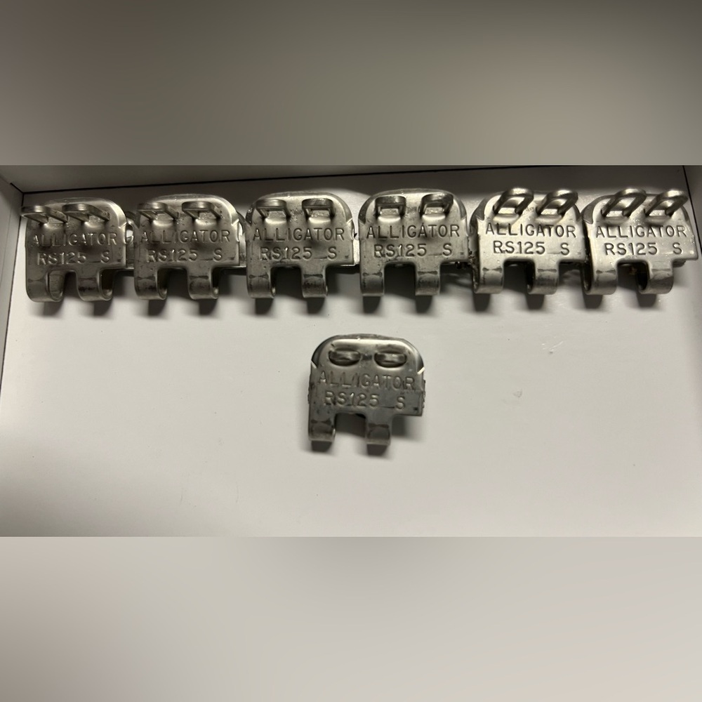 Flexco Alligator RS125 S Ready-Set Staple Fasteners (Strip of 6 & 1 Individual)